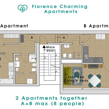 Via Macci Stylish Apartments: Charming Florence