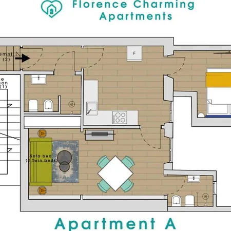 Via Macci Stylish Apartments: Charming Florence